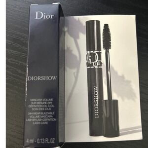 Dior Diorshow Mascara Volume 24H Wear Buildable Lash Care Black Travel